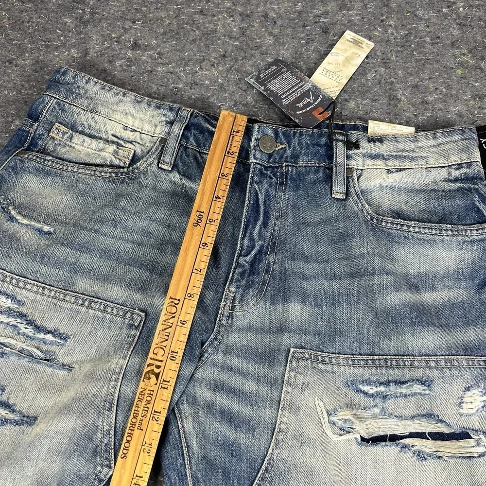 Jordan Craig Aaron Carpenter Jeans 36x34 Sand Wash Paint Splatter Distressed